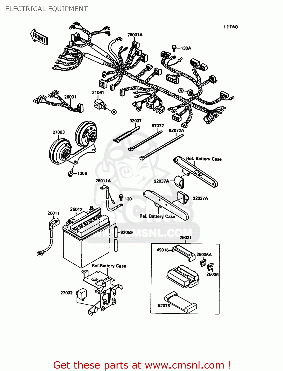 ELECTRICAL EQUIPMENT VN1500A6 VN15 1992 EUROPE ST