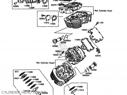 CYLINDER HEAD COVER - VN1500A6 VN15 1992 EUROPE ST