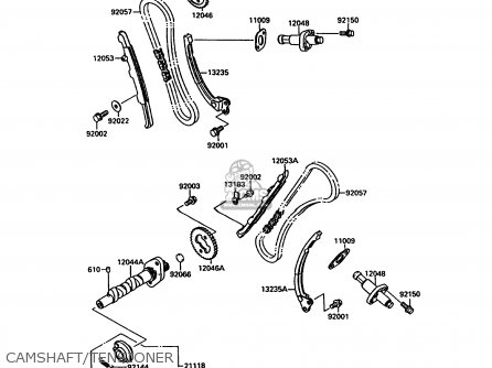 CAMSHAFT/TENSIONER - VN1500A6 VN15 1992 EUROPE ST