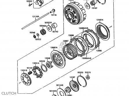 CLUTCH - VN1500A6 VN15 1992 EUROPE ST