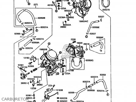 CARBURETOR - VN1500A6 VN15 1992 EUROPE ST