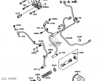 OIL PUMP - VN1500A6 VN15 1992 EUROPE ST