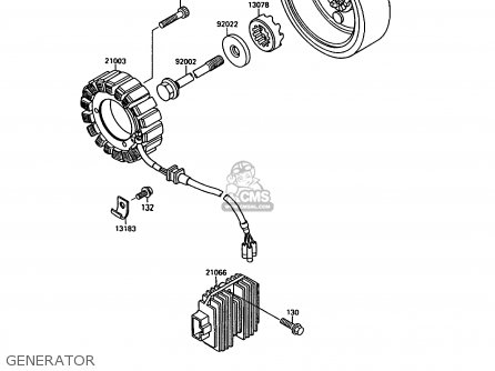 GENERATOR - VN1500A6 VN15 1992 EUROPE ST