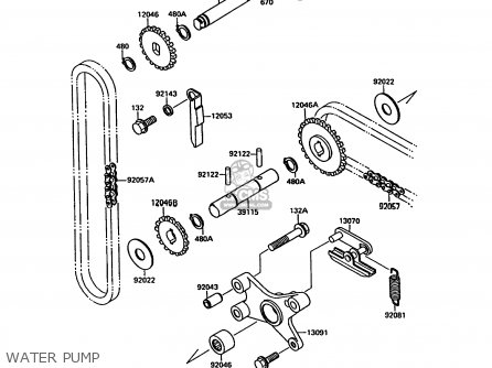 WATER PUMP - VN1500A6 VN15 1992 EUROPE ST
