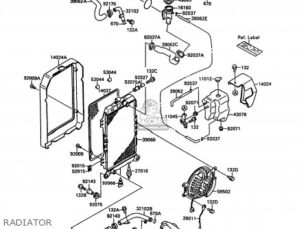 RADIATOR - VN1500A6 VN15 1992 EUROPE ST