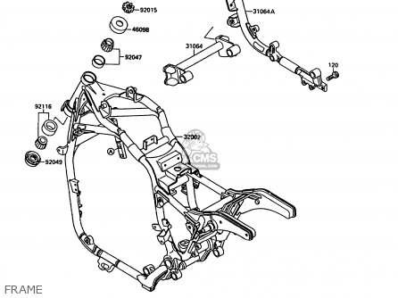 FRAME - VN1500A6 VN15 1992 EUROPE ST