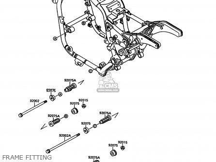 FRAME FITTING - VN1500A6 VN15 1992 EUROPE ST