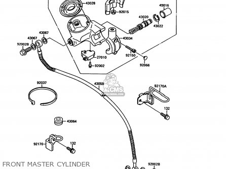 FRONT MASTER CYLINDER - VN1500A6 VN15 1992 EUROPE ST