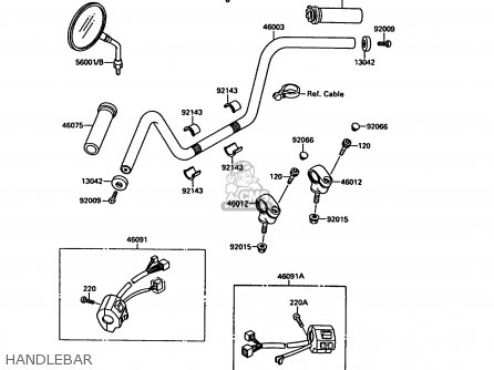 HANDLEBAR - VN1500A6 VN15 1992 EUROPE ST