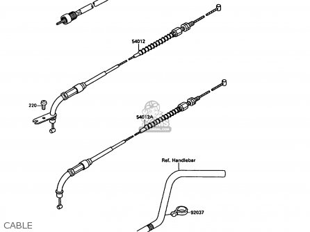 CABLE - VN1500A6 VN15 1992 EUROPE ST