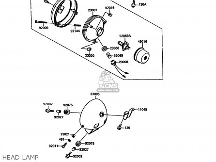 HEAD LAMP - VN1500A6 VN15 1992 EUROPE ST