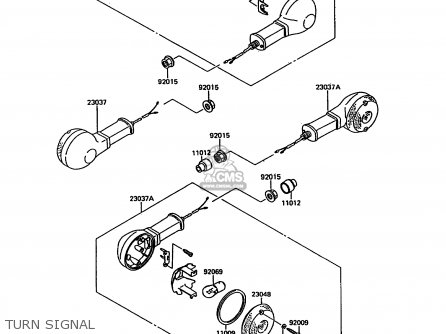 TURN SIGNAL - VN1500A6 VN15 1992 EUROPE ST