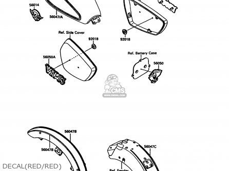 DECAL(RED/RED) - VN1500A6 VN15 1992 EUROPE ST