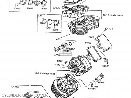 CYLINDER HEAD COVER - VN1500A6 VULCAN 88 1992 USA CALIFORNIA CANADA