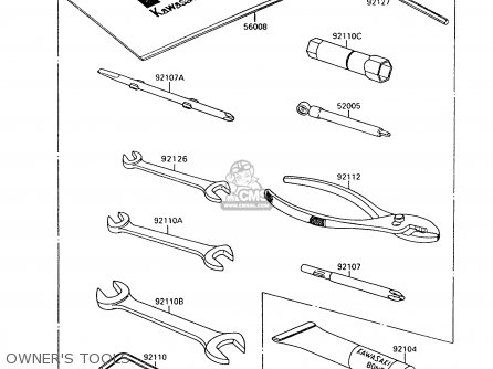 OWNER'S TOOLS - VN1500A6 VULCAN 88 1992 USA CALIFORNIA CANADA