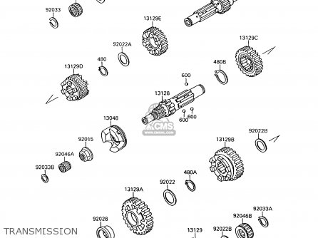 TRANSMISSION - VN1500A8 VULCAN 88 1994 USA CALIFORNIA CANADA
