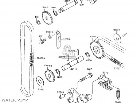 WATER PUMP - VN1500A8 VULCAN 88 1994 USA CALIFORNIA CANADA