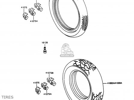 TIRES - VN1500A8 VULCAN 88 1994 USA CALIFORNIA CANADA