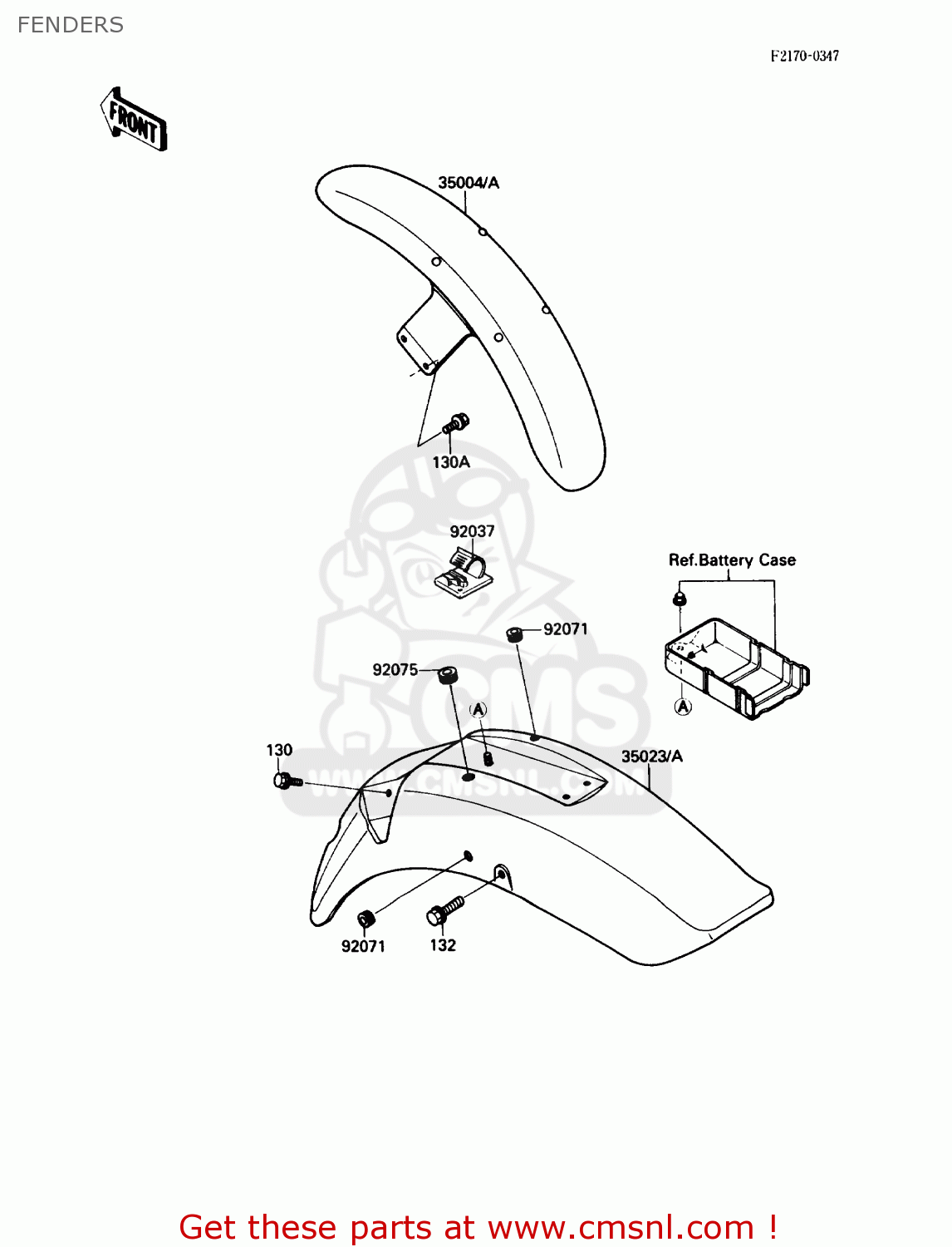 FENDERS VN1500B1 VN15SE 1987 USA CALIFORNIA