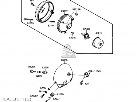 HEADLIGHT(S) - VN1500B1 VN15SE 1987 USA CALIFORNIA