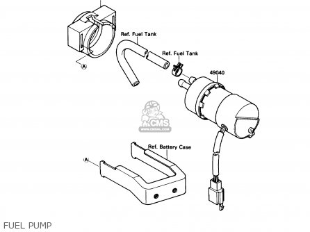 FUEL PUMP - VN1500B2 VN15SE 1988 USA CALIFORNIA CANADA