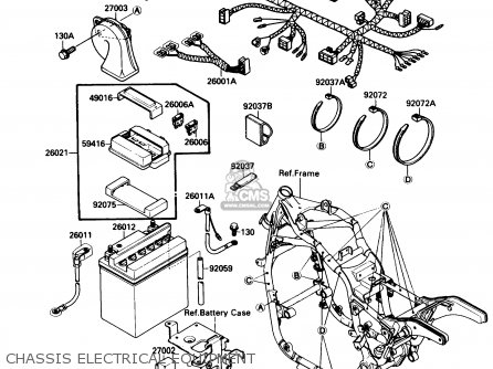 CHASSIS ELECTRICAL EQUIPMENT - VN1500B2 VN15SE 1988 USA CALIFORNIA CANADA