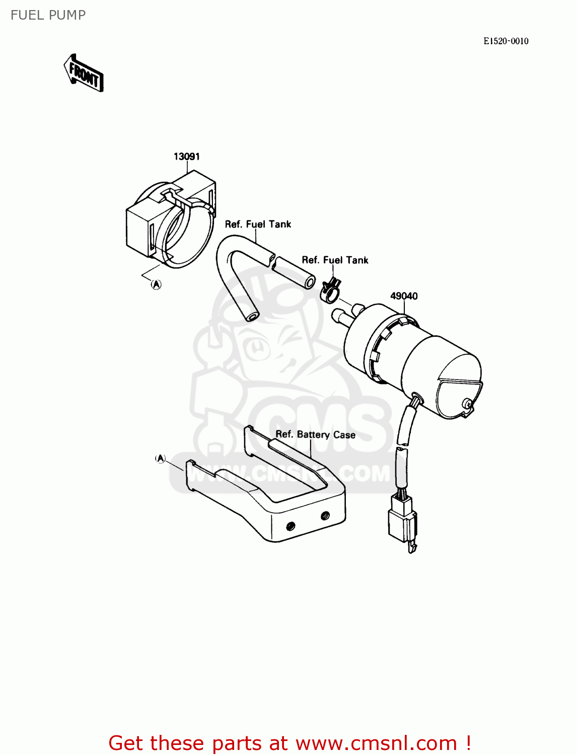 FUEL PUMP VN1500B3 VN15SE 1989 CANADA