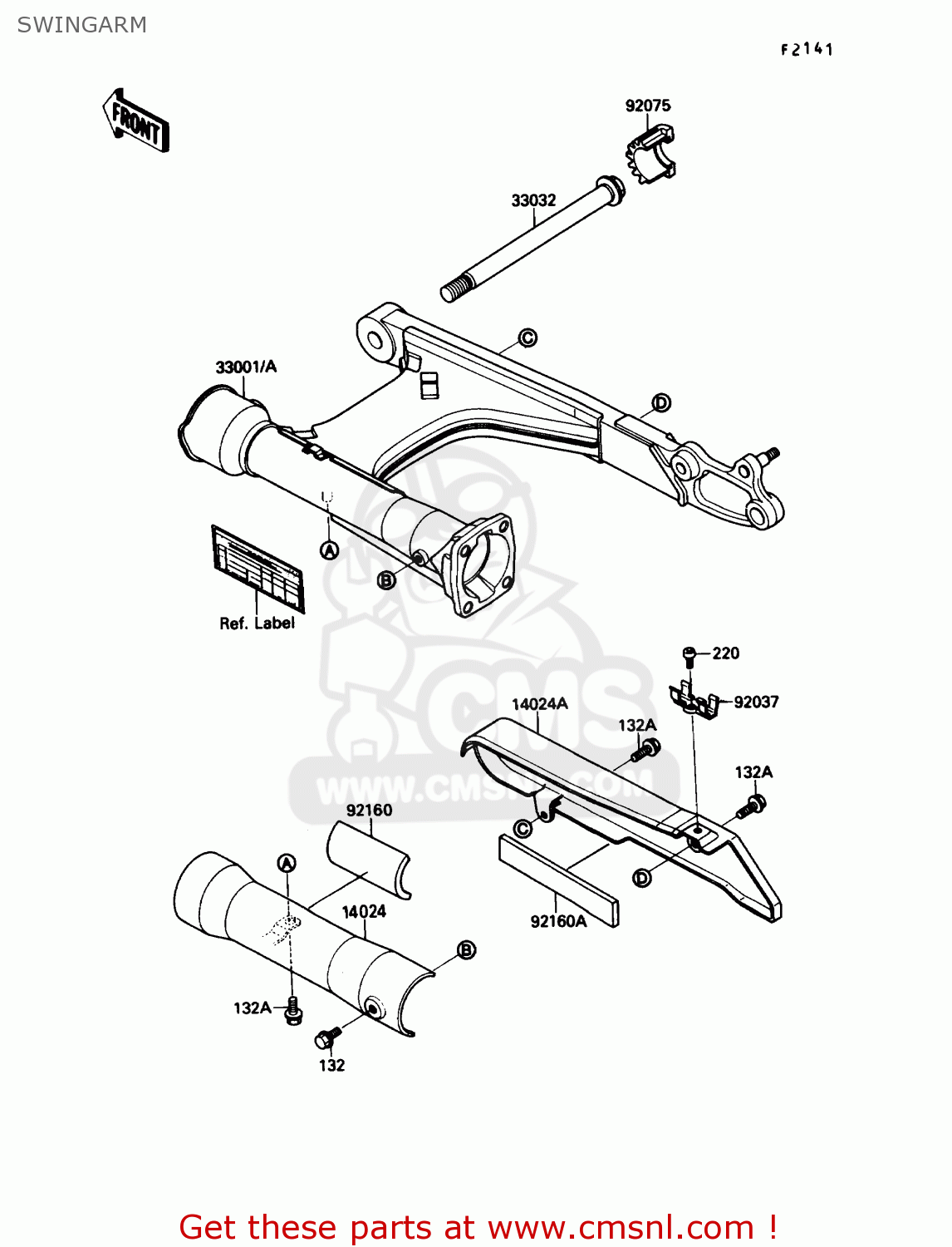 SWINGARM VN1500B3 VN15SE 1989 CANADA
