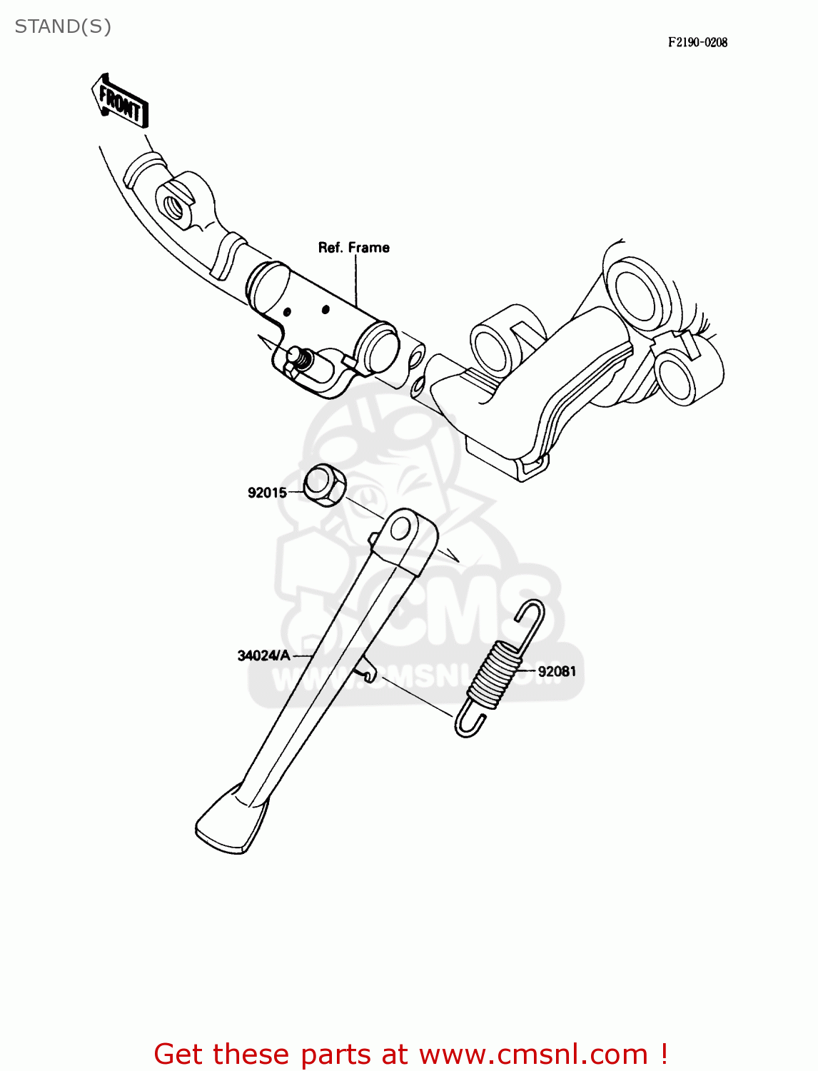STAND(S) VN1500B3 VN15SE 1989 CANADA
