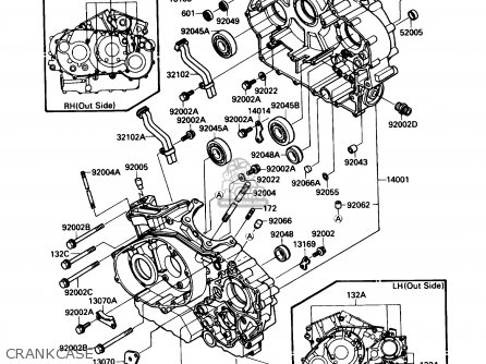 CRANKCASE - VN1500B3 VN15SE 1989 CANADA