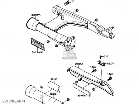 SWINGARM - VN1500B3 VN15SE 1989 CANADA