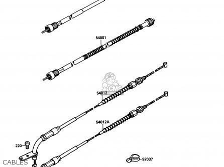 CABLES - VN1500B3 VN15SE 1989 CANADA
