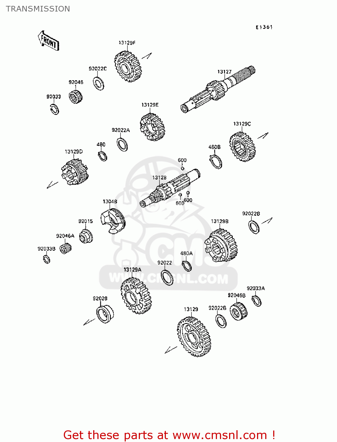 TRANSMISSION VN1500B3 VN15SE 1989 FG NR
