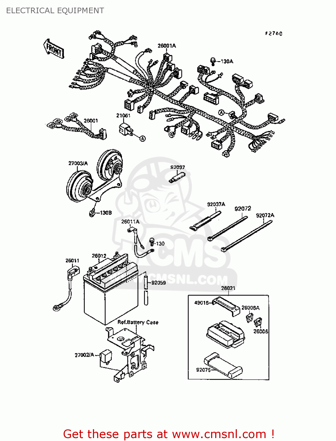 ELECTRICAL EQUIPMENT VN1500B3 VN15SE 1989 FG NR