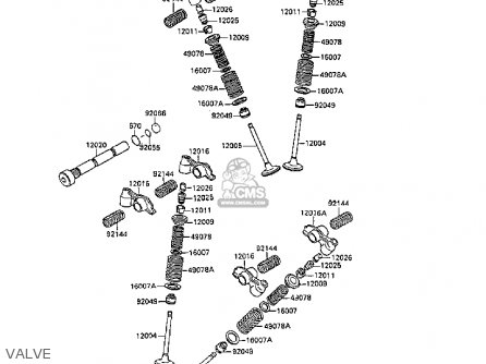 VALVE - VN1500B3 VN15SE 1989 FG NR