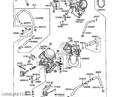 CARBURETOR - VN1500B3 VN15SE 1989 FG NR