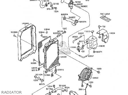 RADIATOR - VN1500B3 VN15SE 1989 FG NR