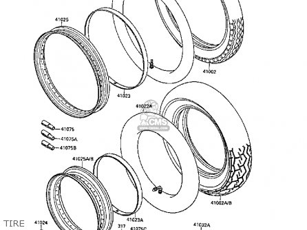 TIRE - VN1500B3 VN15SE 1989 FG NR