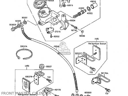 FRONT MASTER CYLINDER - VN1500B3 VN15SE 1989 FG NR