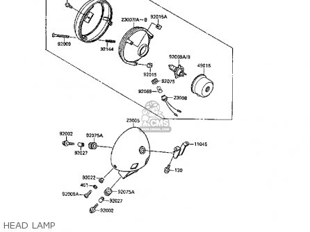 HEAD LAMP - VN1500B3 VN15SE 1989 FG NR