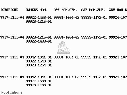 Publications - VN1500B3 VN15SE 1989 FG NR