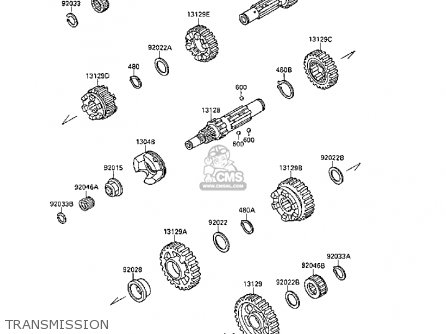 TRANSMISSION - VN1500B4 VN15SE 1990 EUROPE UK AR FG FR IT NR SD ST