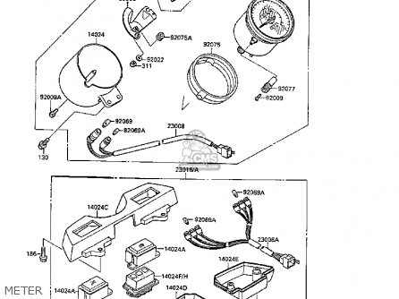 METER - VN1500B4 VN15SE 1990 EUROPE UK AR FG FR IT NR SD ST