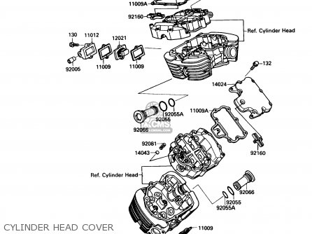 CYLINDER HEAD COVER - VN1500B4 VULCAN 88SE 1990 USA CALIFORNIA