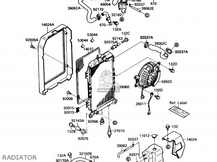 RADIATOR - VN1500B4 VULCAN 88SE 1990 USA CALIFORNIA