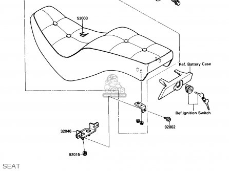 SEAT - VN1500B4 VULCAN 88SE 1990 USA CALIFORNIA