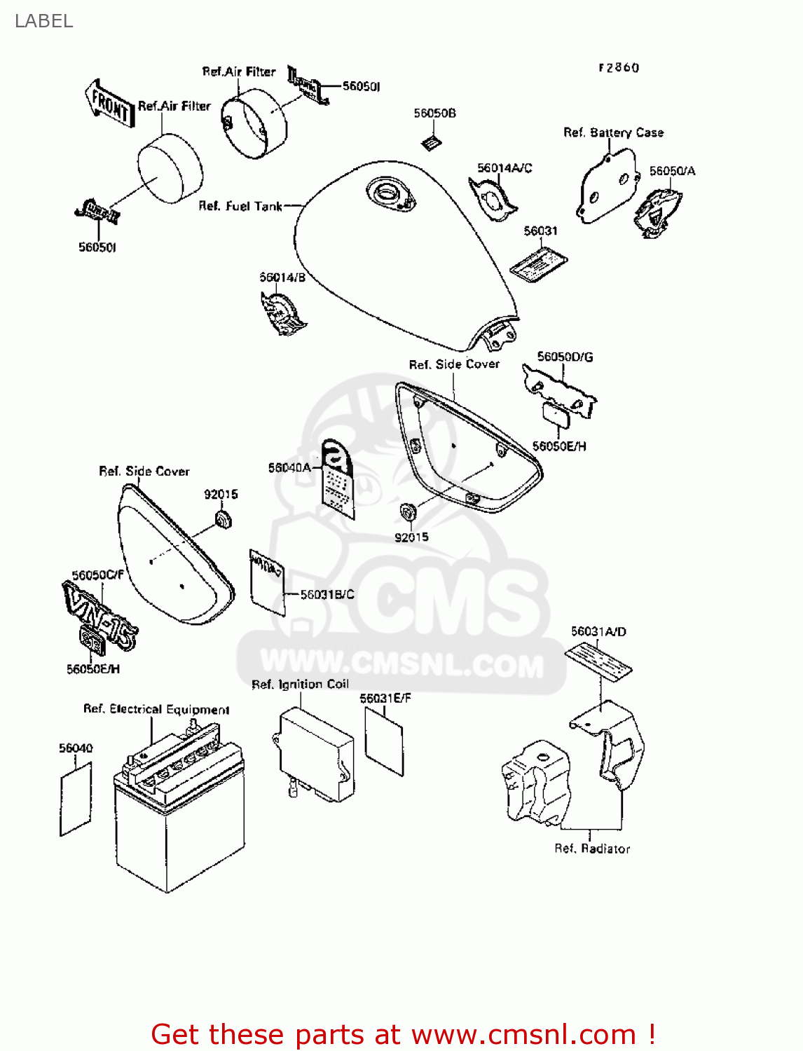 LABEL VN1500B5 VN15SE 1991 EUROPE FR AR FG NR SD