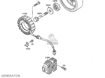 GENERATOR - VN1500B5 VN15SE 1991 EUROPE FR AR FG NR SD