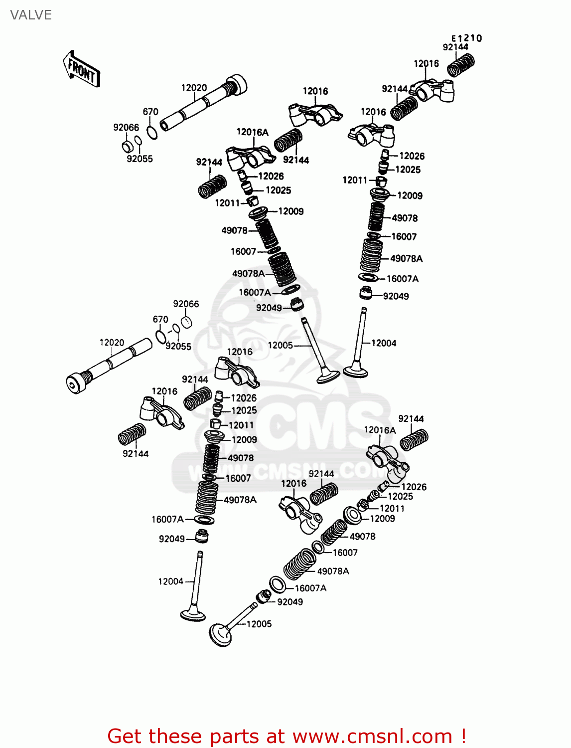 VALVE VN1500B6 VN15SE 1992 EUROPE UK FR AR FG IT NR SD ST