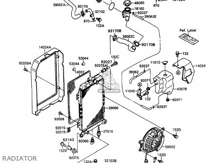 RADIATOR - VN1500B6 VN15SE 1992 EUROPE UK FR AR FG IT NR SD ST